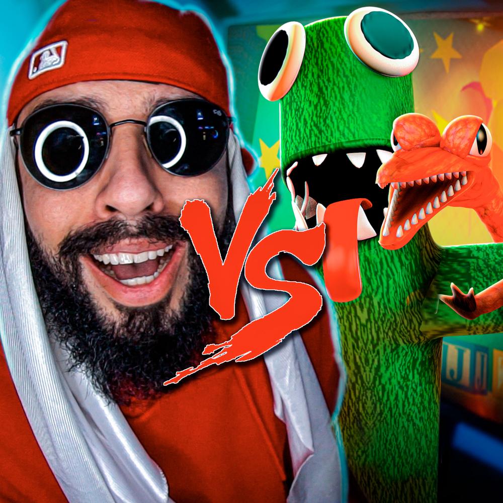 Azul Babão do Roblox (Rainbow Friends) Vs. Mussa - Batalha com