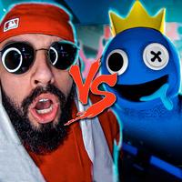 Azul Babão do Roblox (Rainbow Friends) Vs. Mussoumano - Batalha Com Games  Official Resso - Mussoumano - Listening To Music On Resso